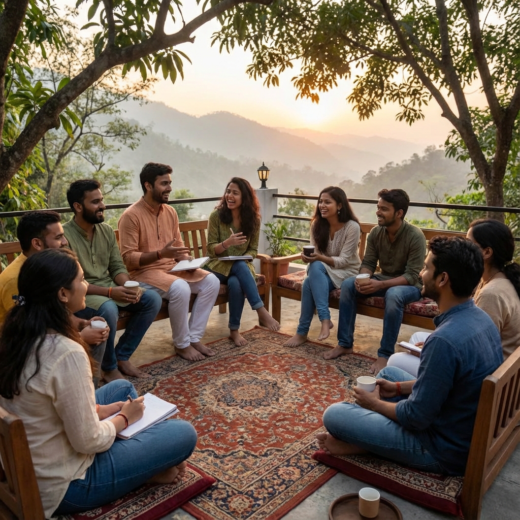 Group bonding session